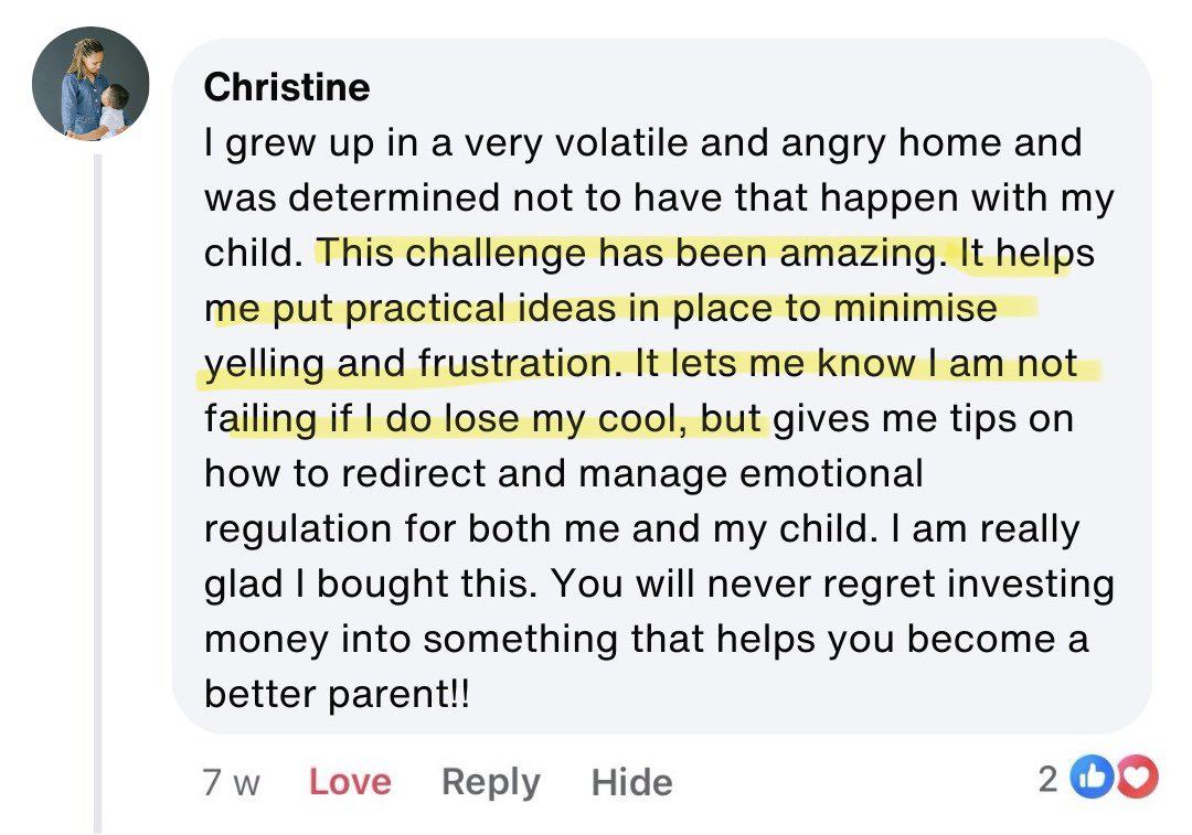 Parent success story